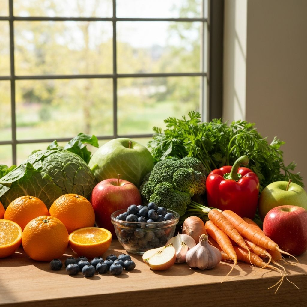 Vitamines et compléments dans un contexte alimentaire